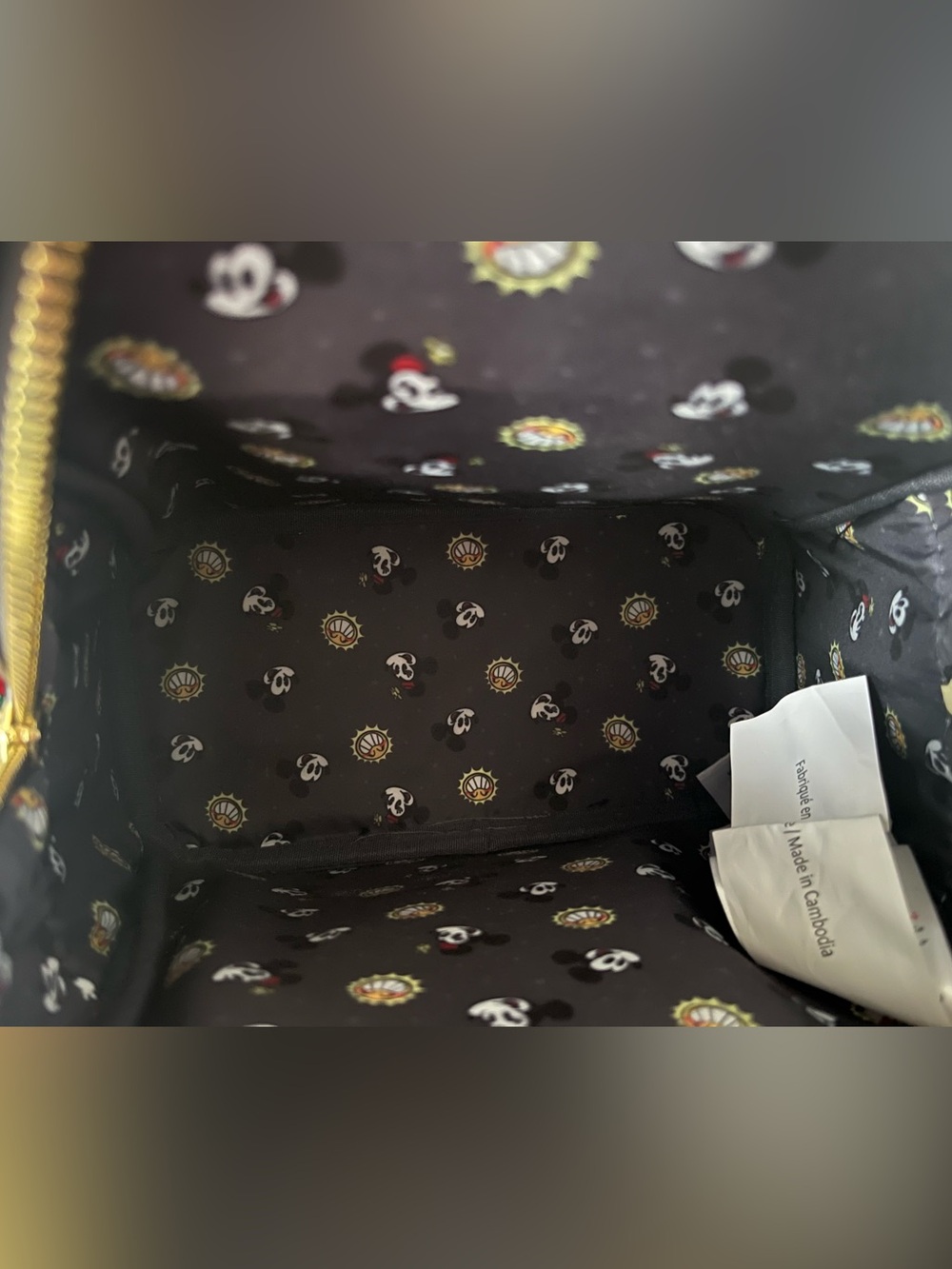 Loungefly Mickey, Minnie and Pluto Mini Backpack - Picture 10 of 12